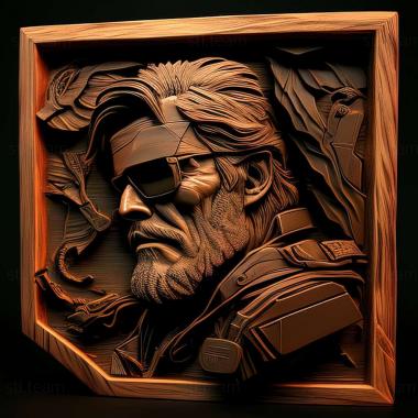 3D model Metal Gear Solid Portable Ops game (STL)